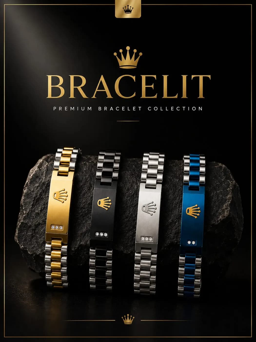 Premium Rolex Crown Bracelet — Savageon Bangladesh