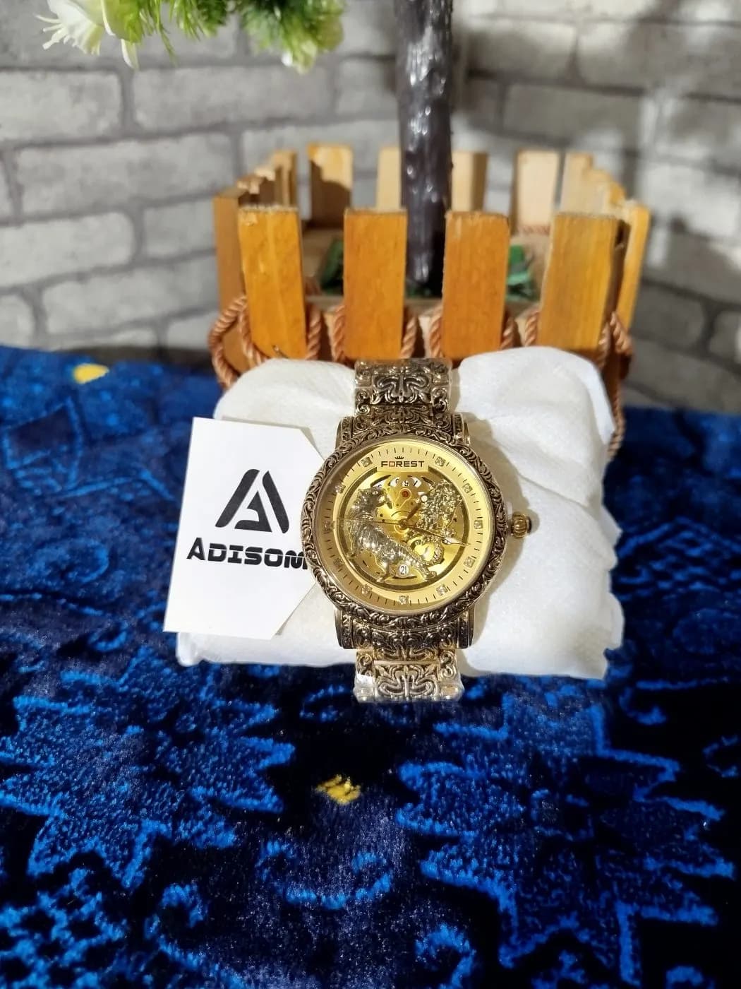 FOREST Rose Gold Dragon Watch | Luxury Skeleton Edition — Savageon Bangladesh